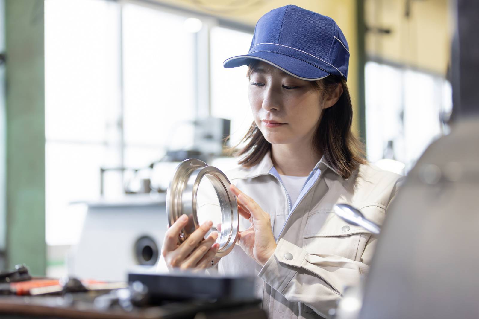 製造業の女性