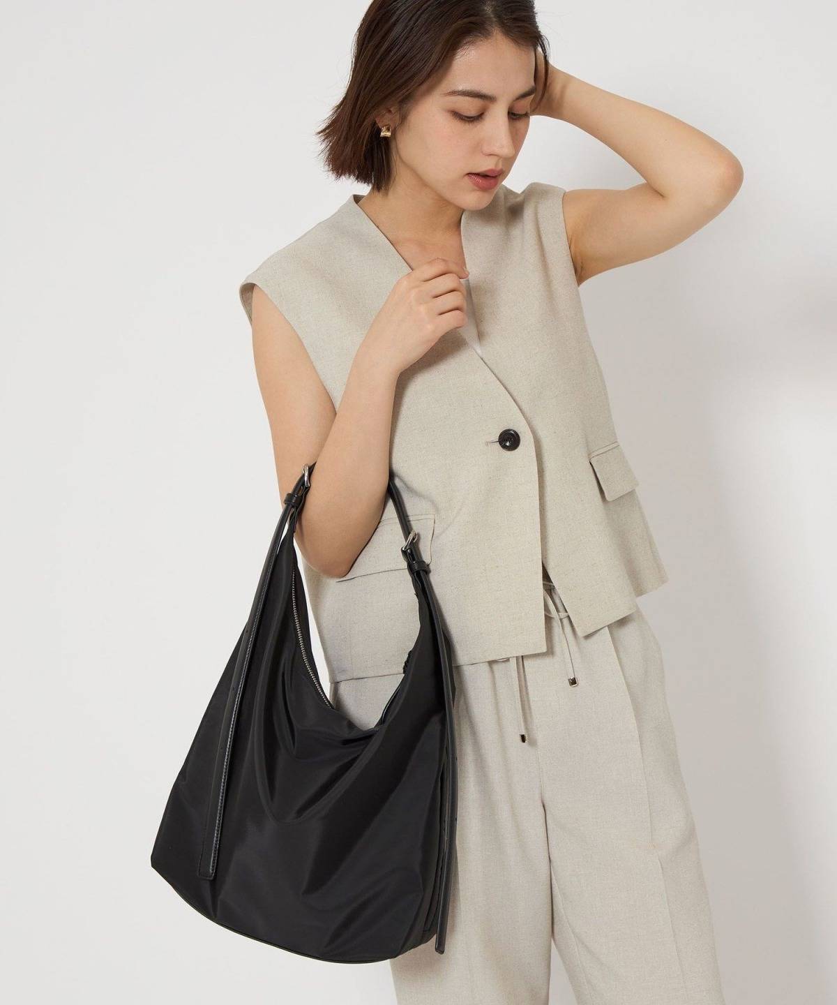 UNITED ARROWS green label relaxing ダブルバックル2WAYショルダーバッグ