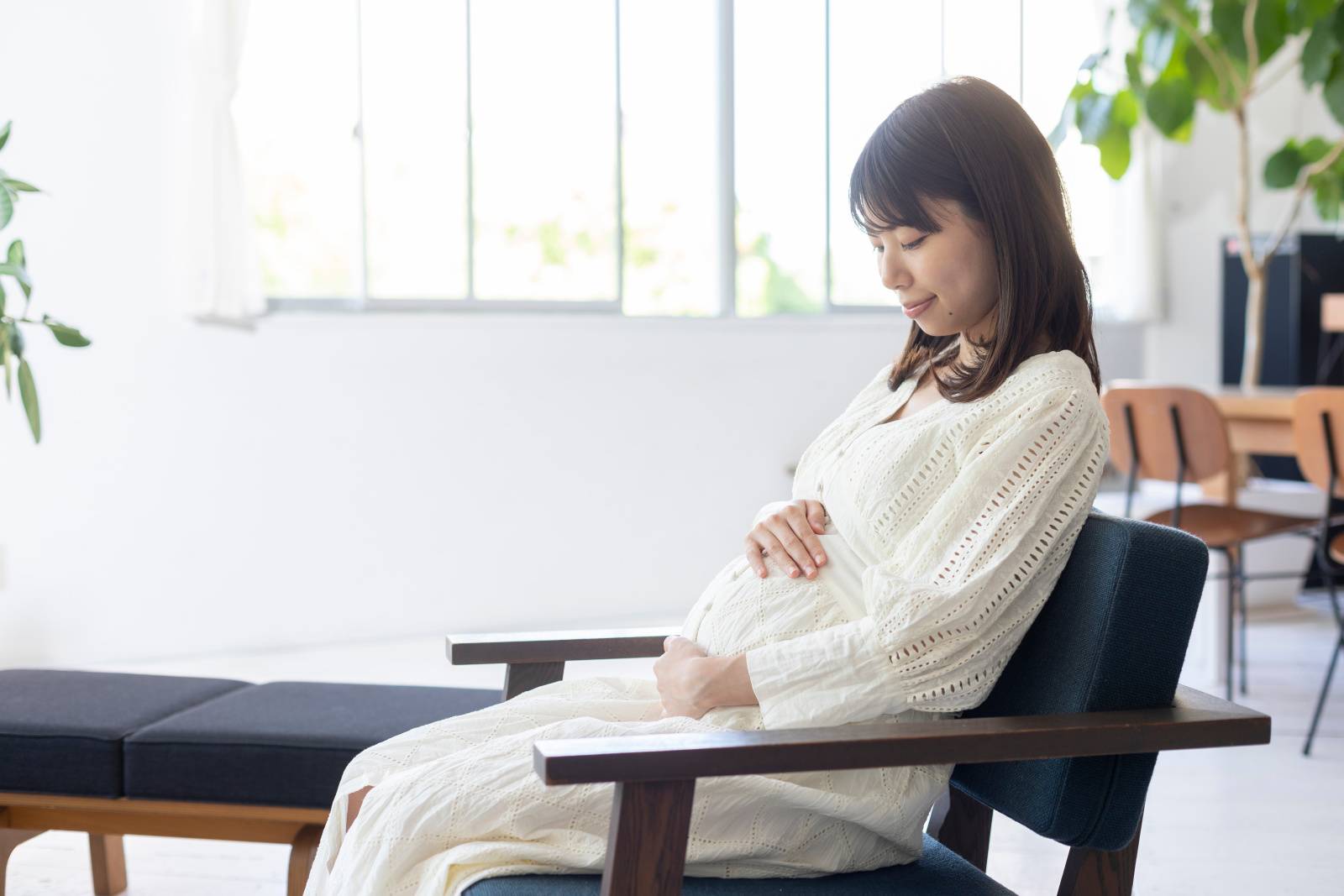 妊娠中の女性