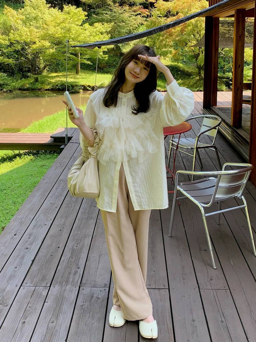 重ね着デザインのシャツを選ぶ♡