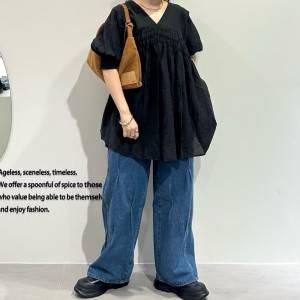 【2025年8月】ぽっちゃりさんは、こう着て！晩夏のデニムパンツコーデ5選