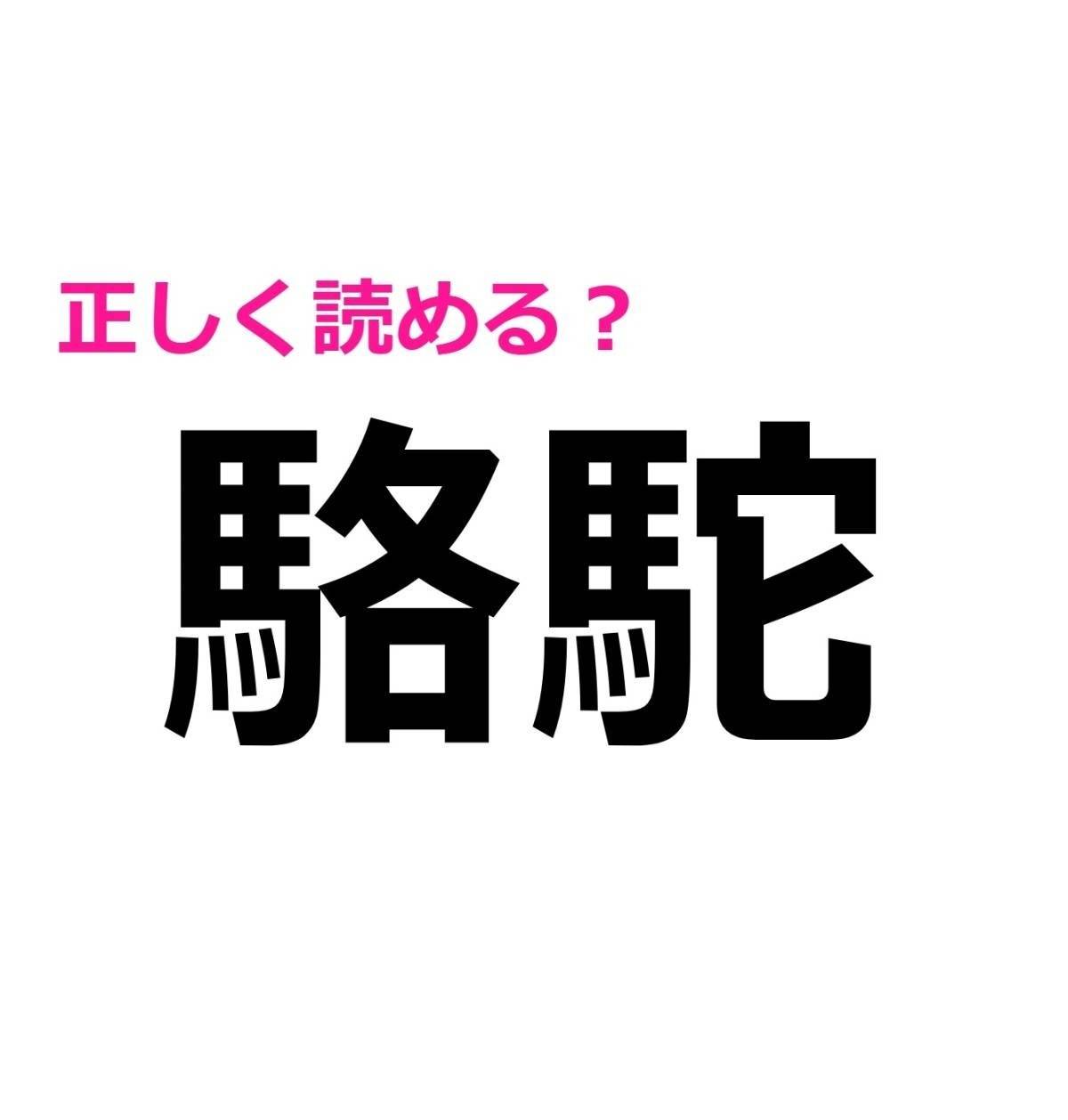 駱駝