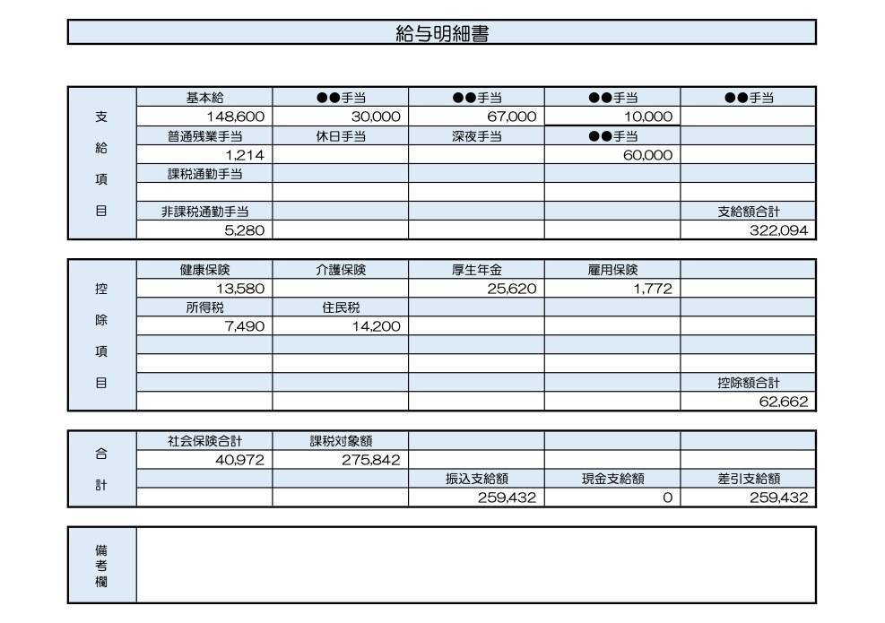 37歳、児童福祉職員の給与明細
