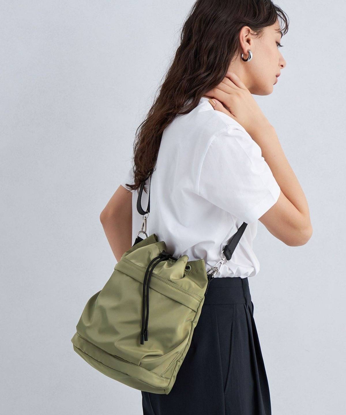 UNITED ARROWS green label relaxing ハッスイポケットドロストバッグ