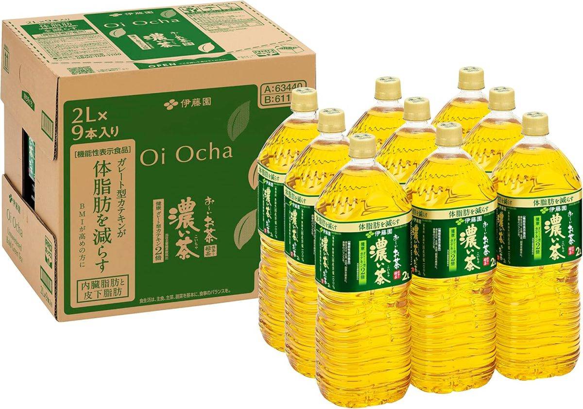 伊藤園 おーいお茶 濃い茶 2L×9本