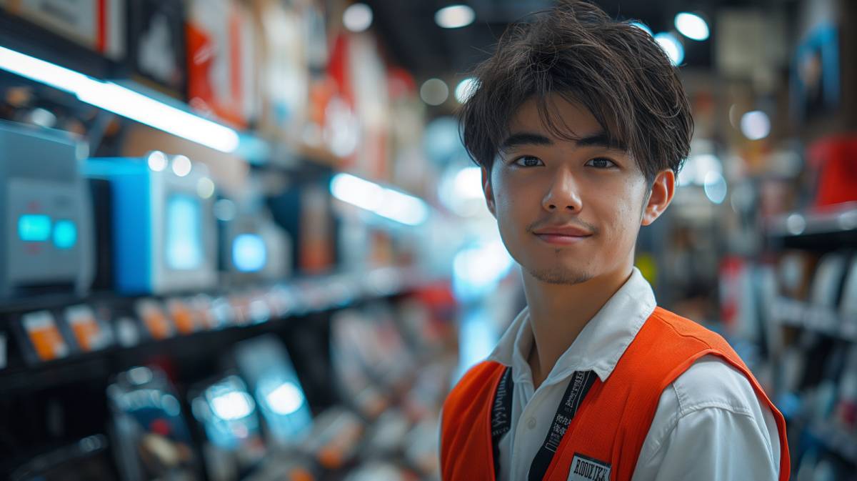 販売店の男性