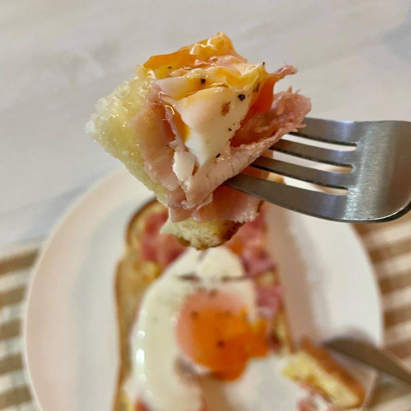 パスコ公式の「ベーコンエッグトースト」のレシピ