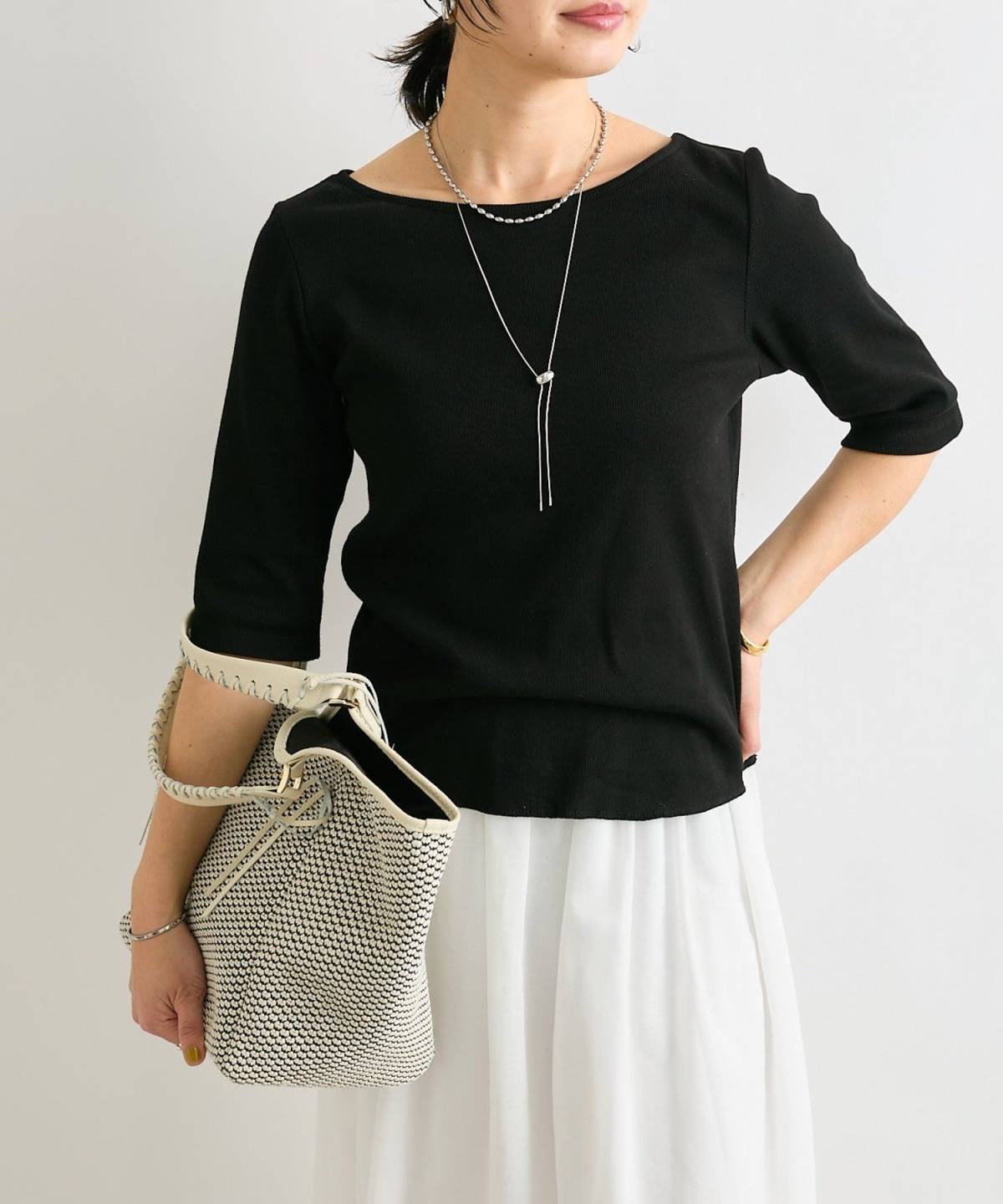 RIVE DROITE 2wayテレコTシャツ