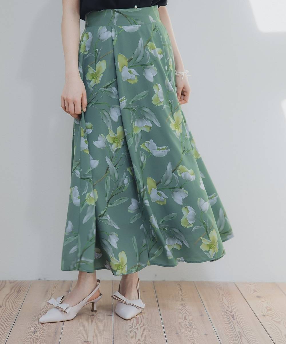 低身長向け華奢見えする夏スカート