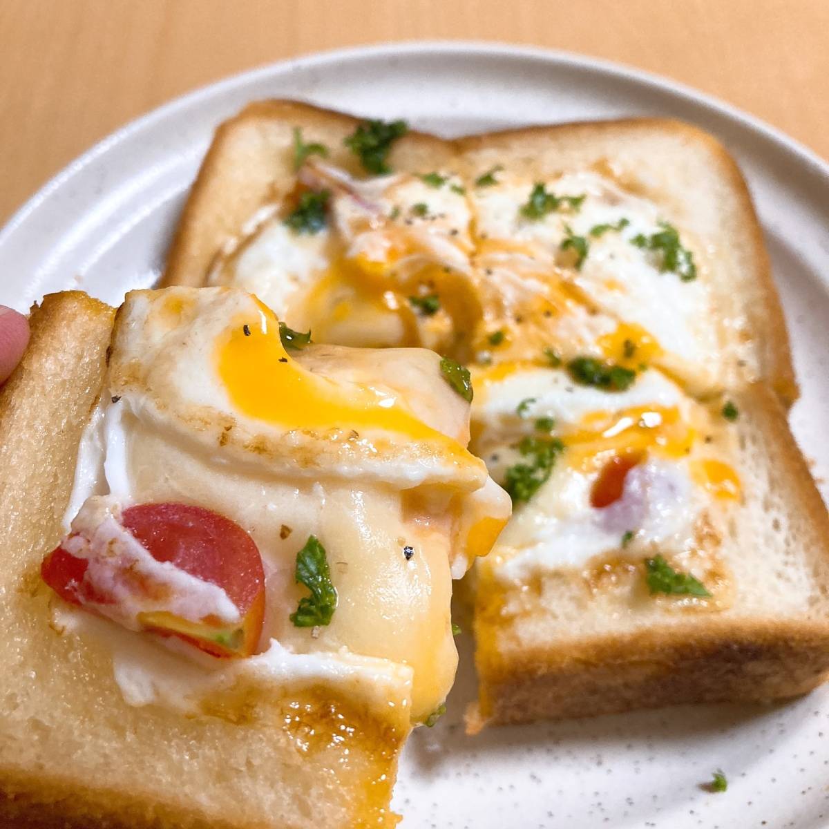 パスコ公式の「くりぬき食パントースト」のレシピ