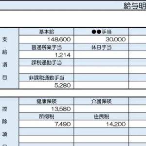 37歳、児童福祉職員の給与明細 