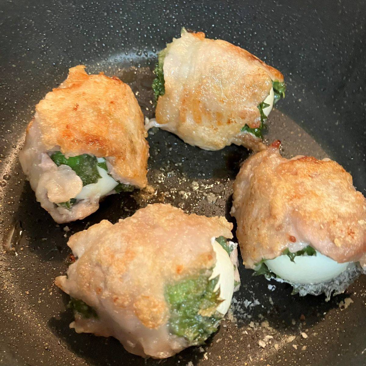 JA全農公式の「大葉でさっぱり　肉巻きたまご」のレシピ