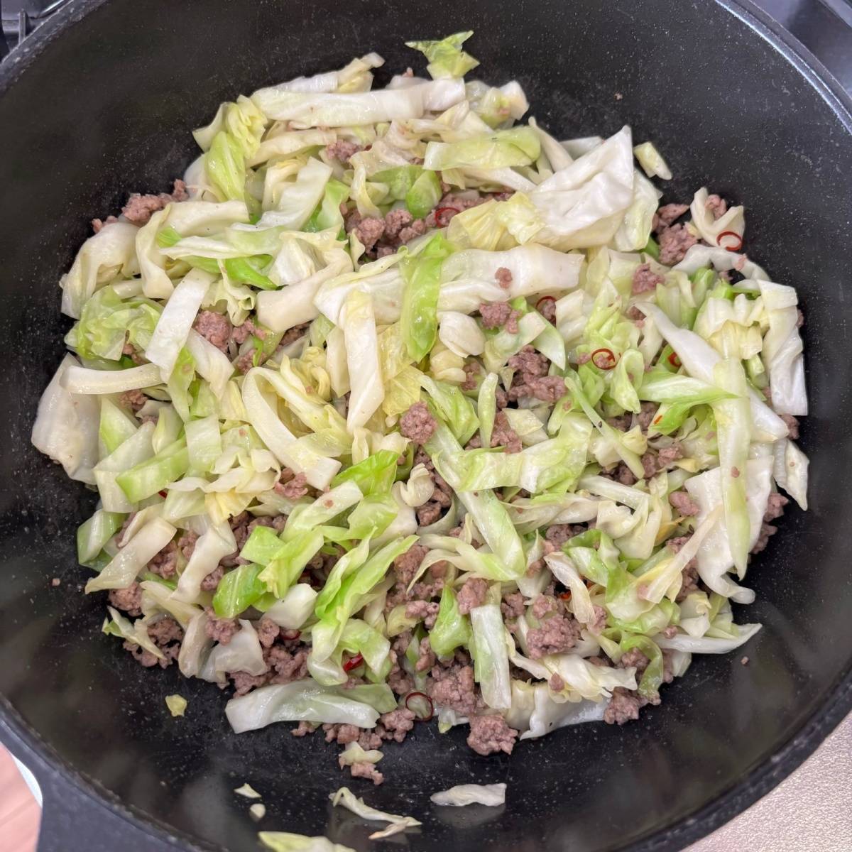 JAグループ公式の「☆キャベツとひき肉炒め☆味付けは塩こしょうだけ」のレシピ