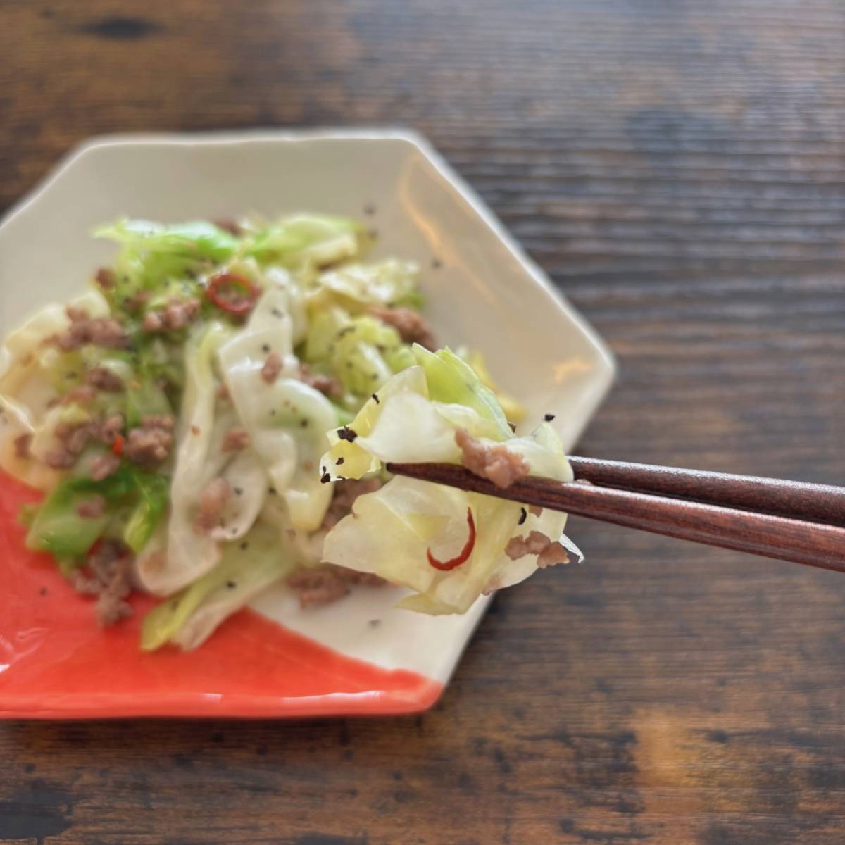 JAグループ公式の「☆キャベツとひき肉炒め☆味付けは塩こしょうだけ」のレシピ