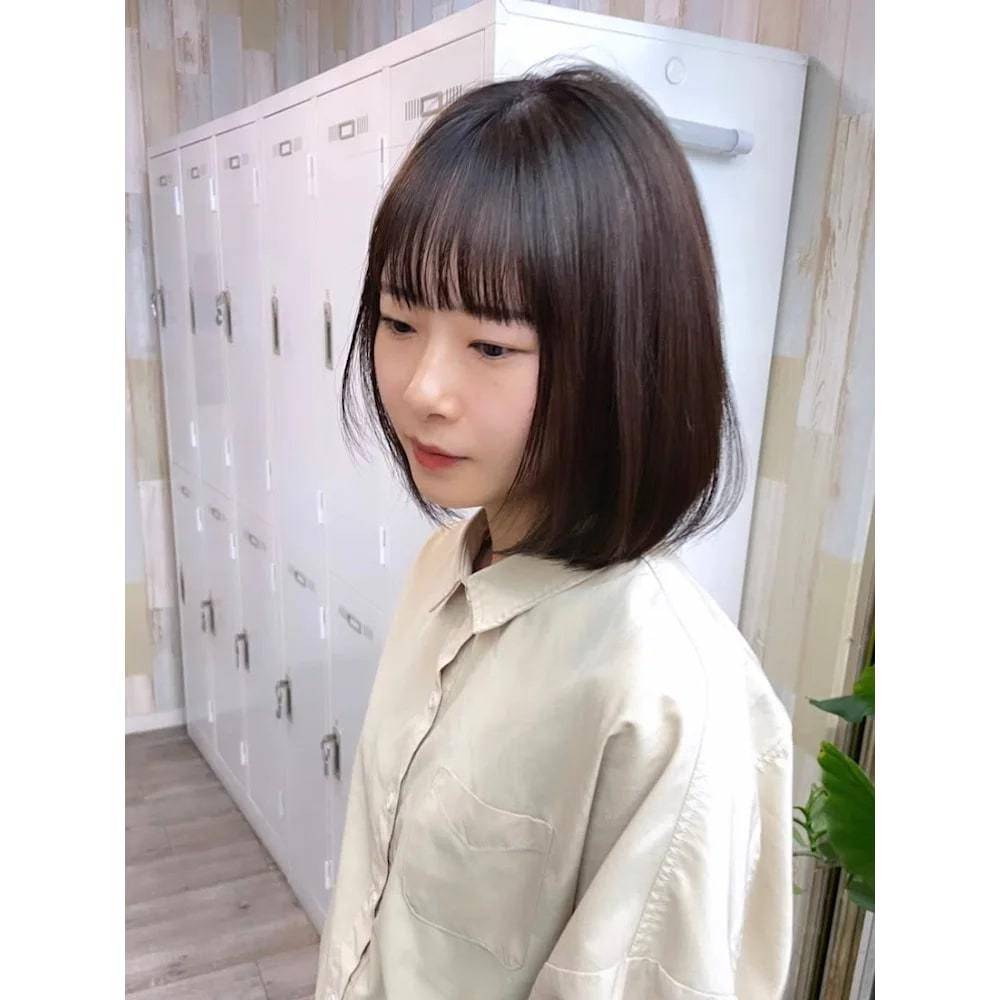 ツヤ髪グレージュ
