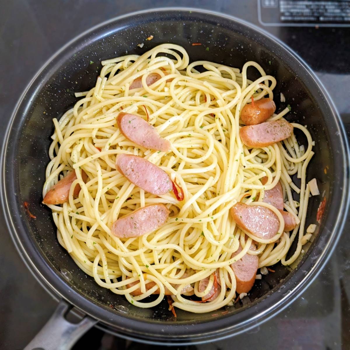 マ・マー公式の「スパゲティ ペペロンチーニ」のレシピ