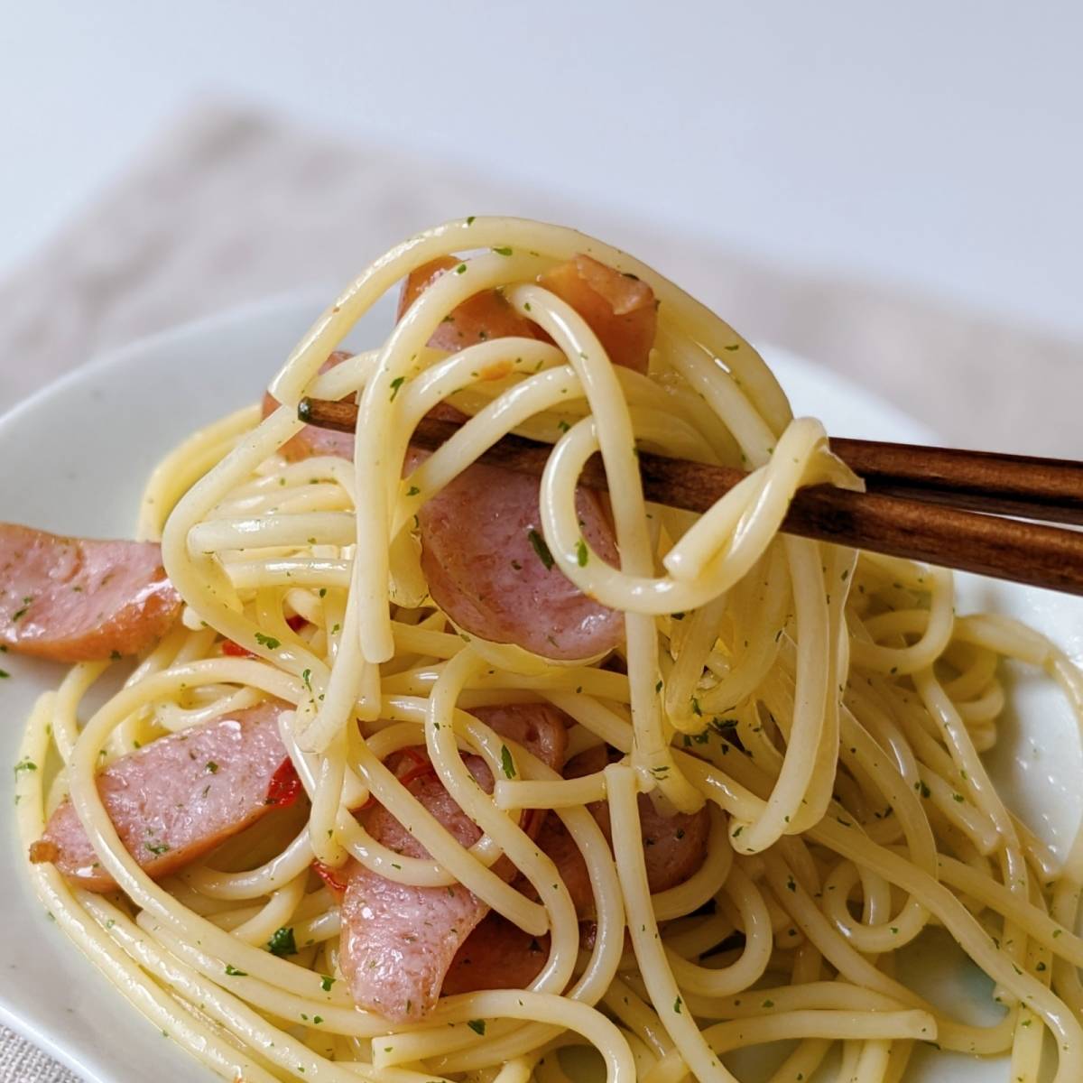 マ・マー公式の「スパゲティ ペペロンチーニ」のレシピ