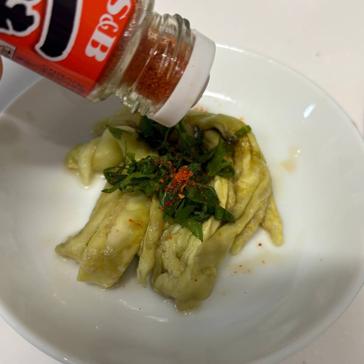 JAグループ公式の「❤　大葉香る！　ピリ辛焼きナス　❤」のレシピ