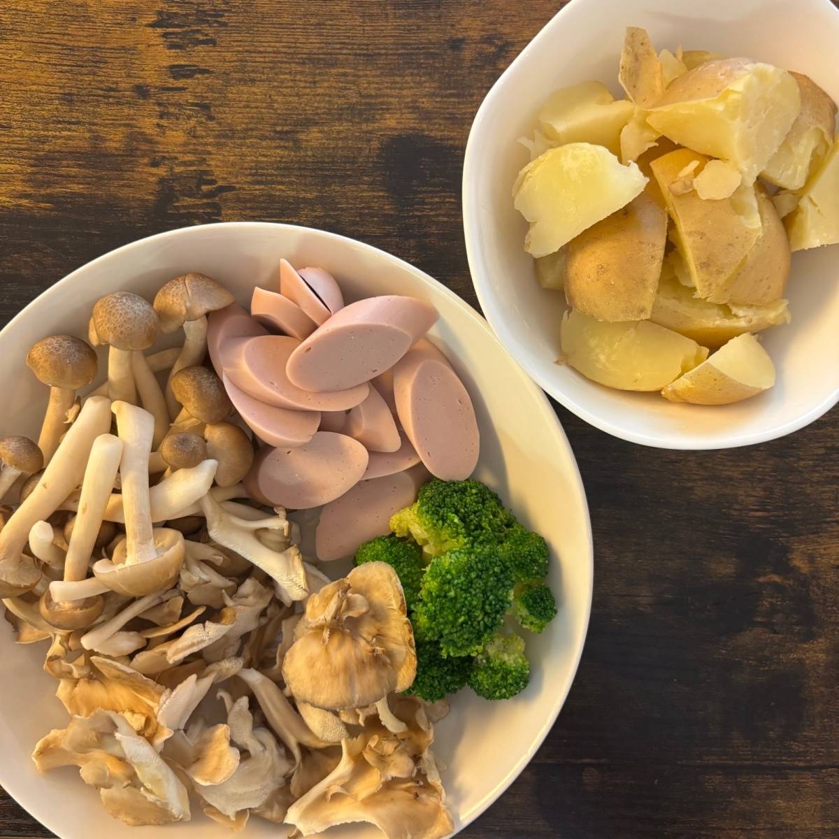 ニッスイ公式の「ブロッコリーとおさかなのソーセージの和風ジャーマンポテト」のレシピ