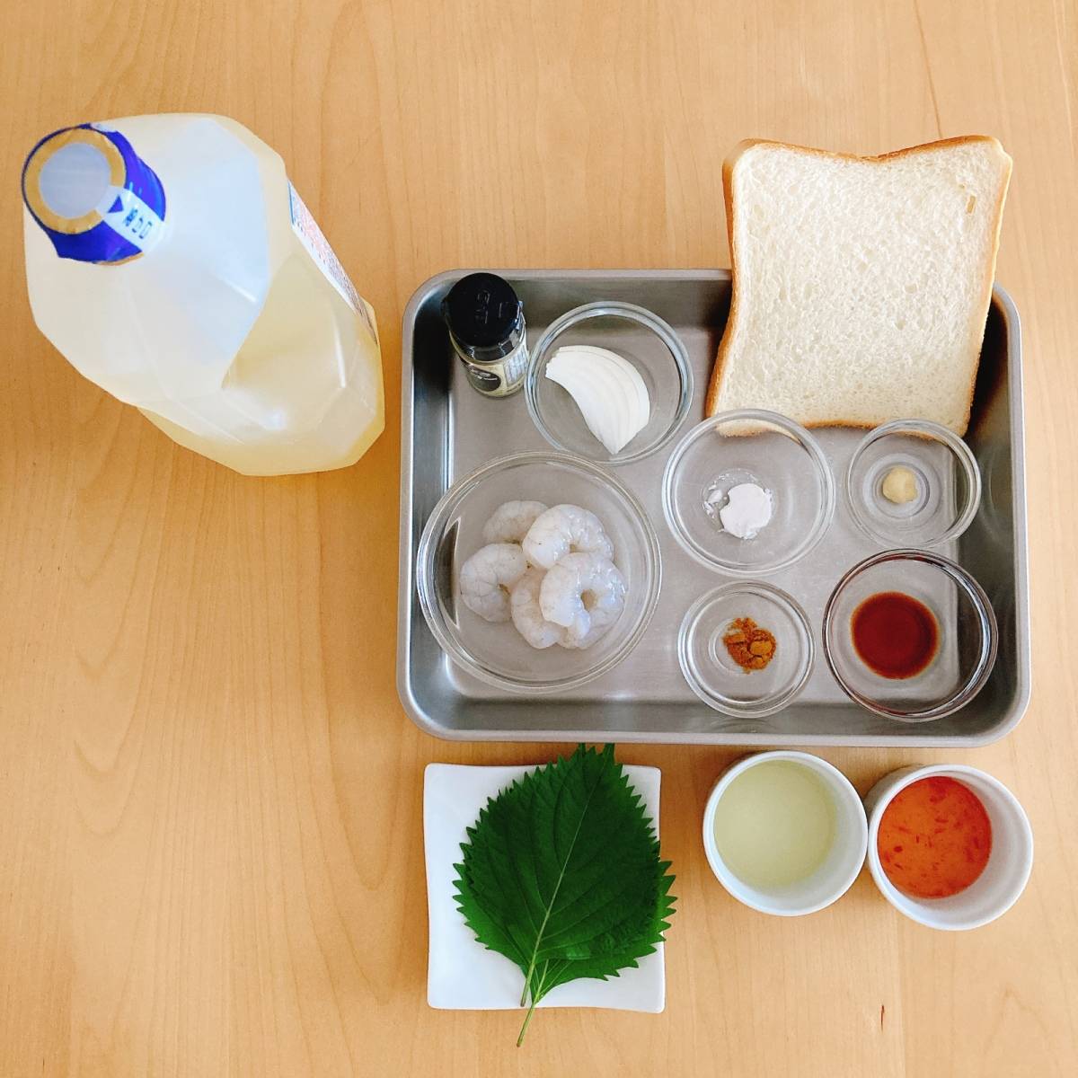 パスコ公式の「カレー風味えびパン」のレシピ