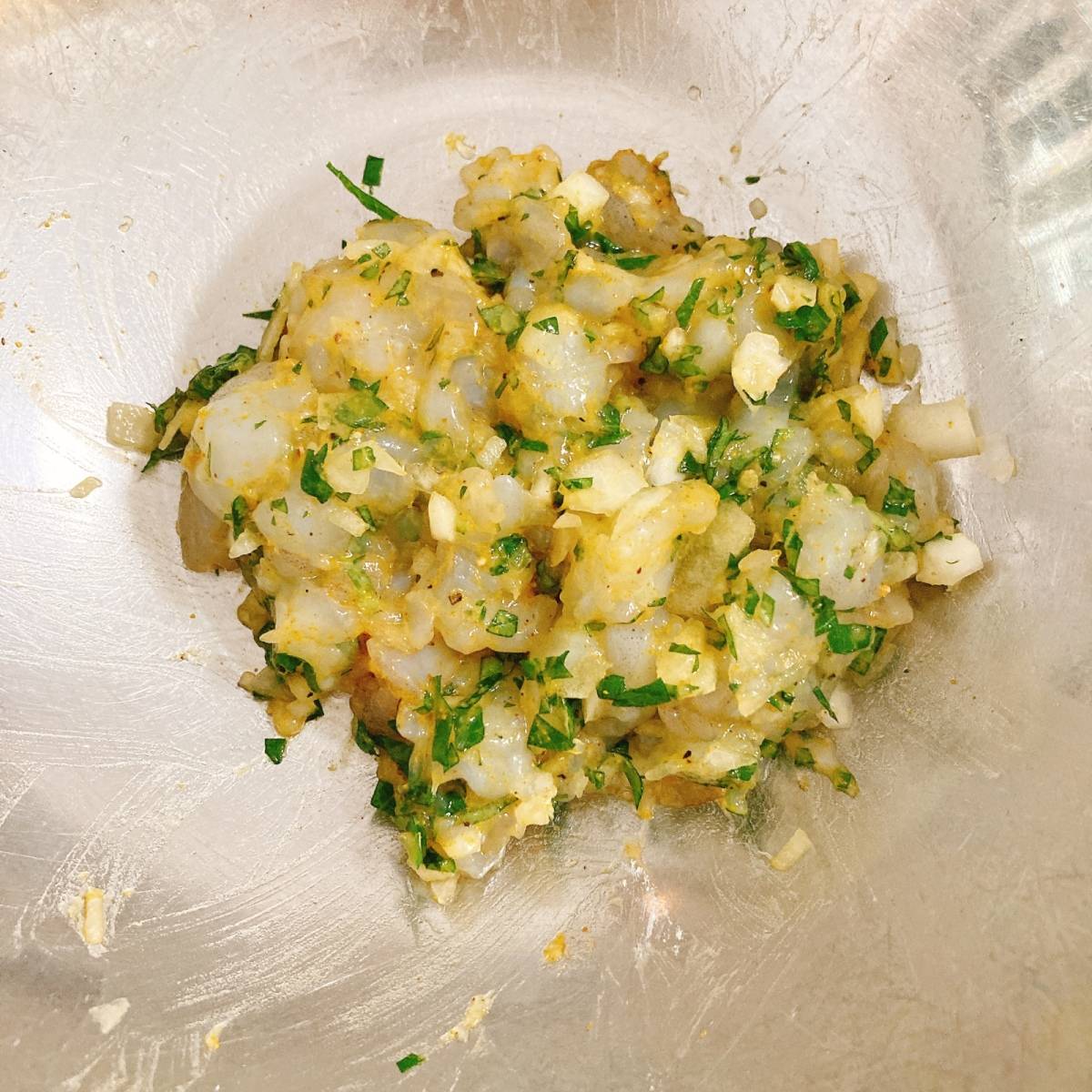 パスコ公式の「カレー風味えびパン」のレシピ