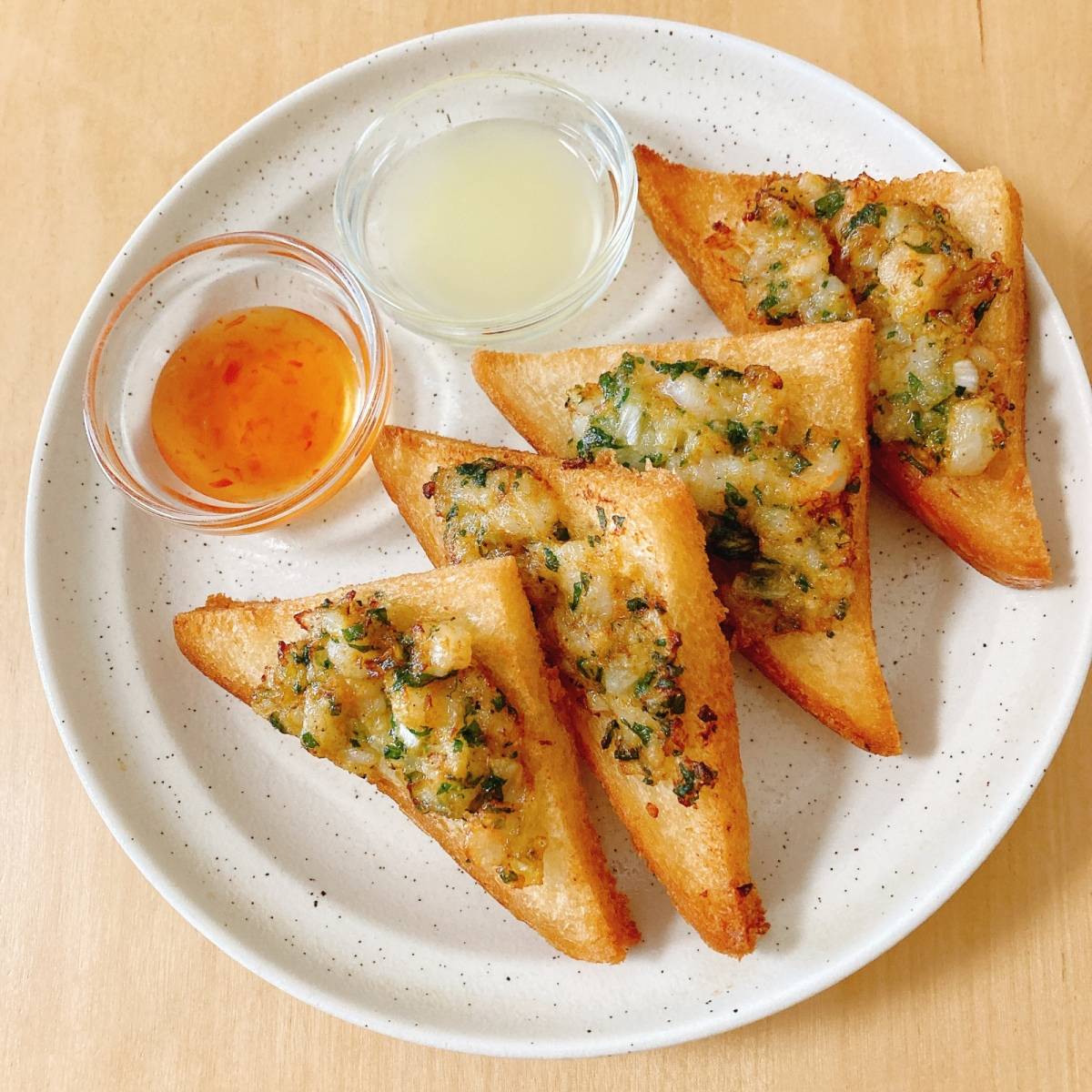 パスコ公式の「カレー風味えびパン」のレシピ