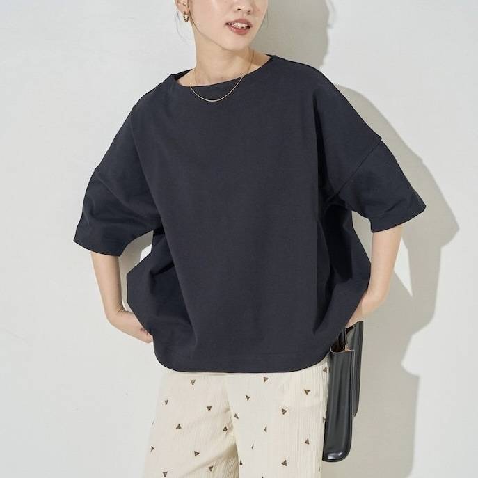 FREAK’S STORE ボートネック バスク 半袖 Tシャツ