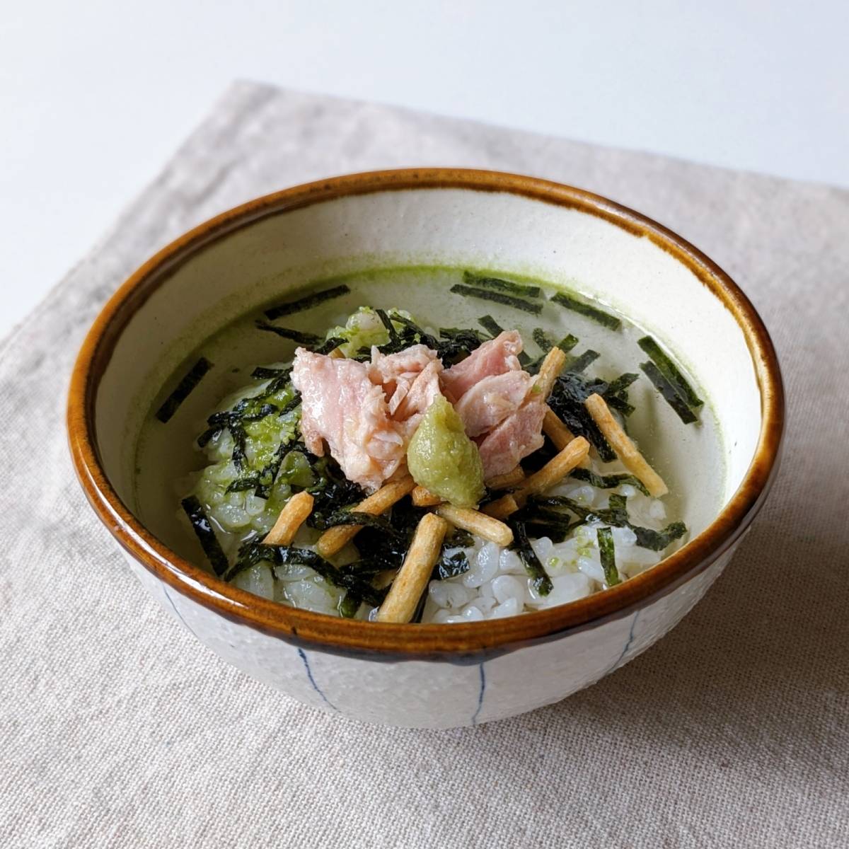 永谷園公式の「ツナ缶茶づけ 〜めざまし茶づけ〜」のレシピ
