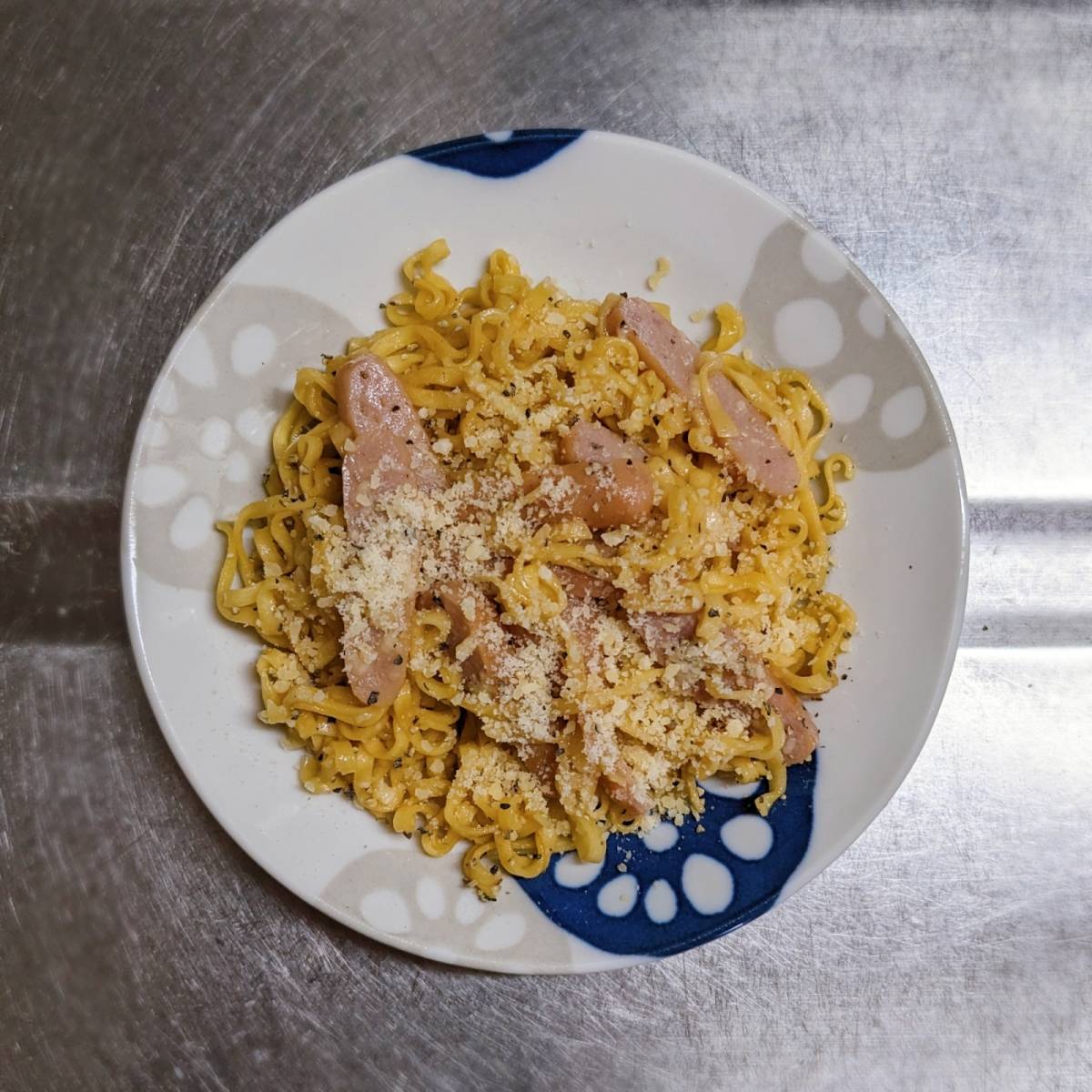 チキンラーメン公式の「カルボナーラ風」のレシピ