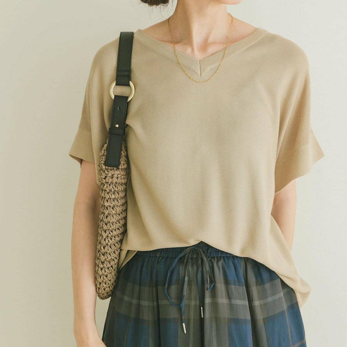 URBAN RESEARCH ITEMS Vネックフレンチニット
