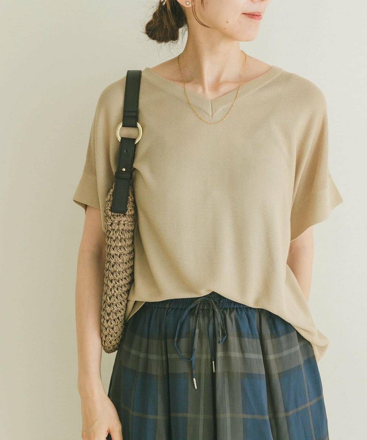 URBAN RESEARCH ITEMS Vネックフレンチニット