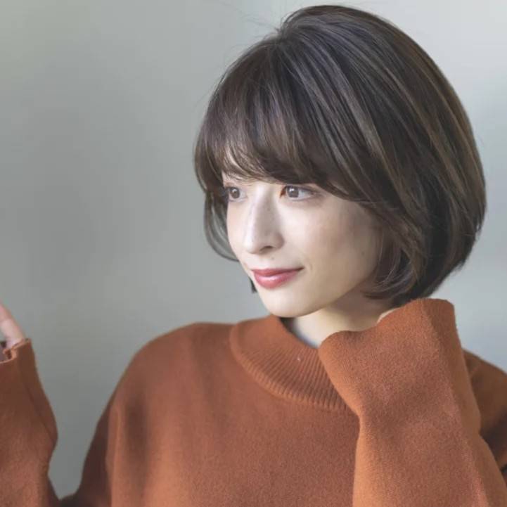大人上品なくすみパープル
