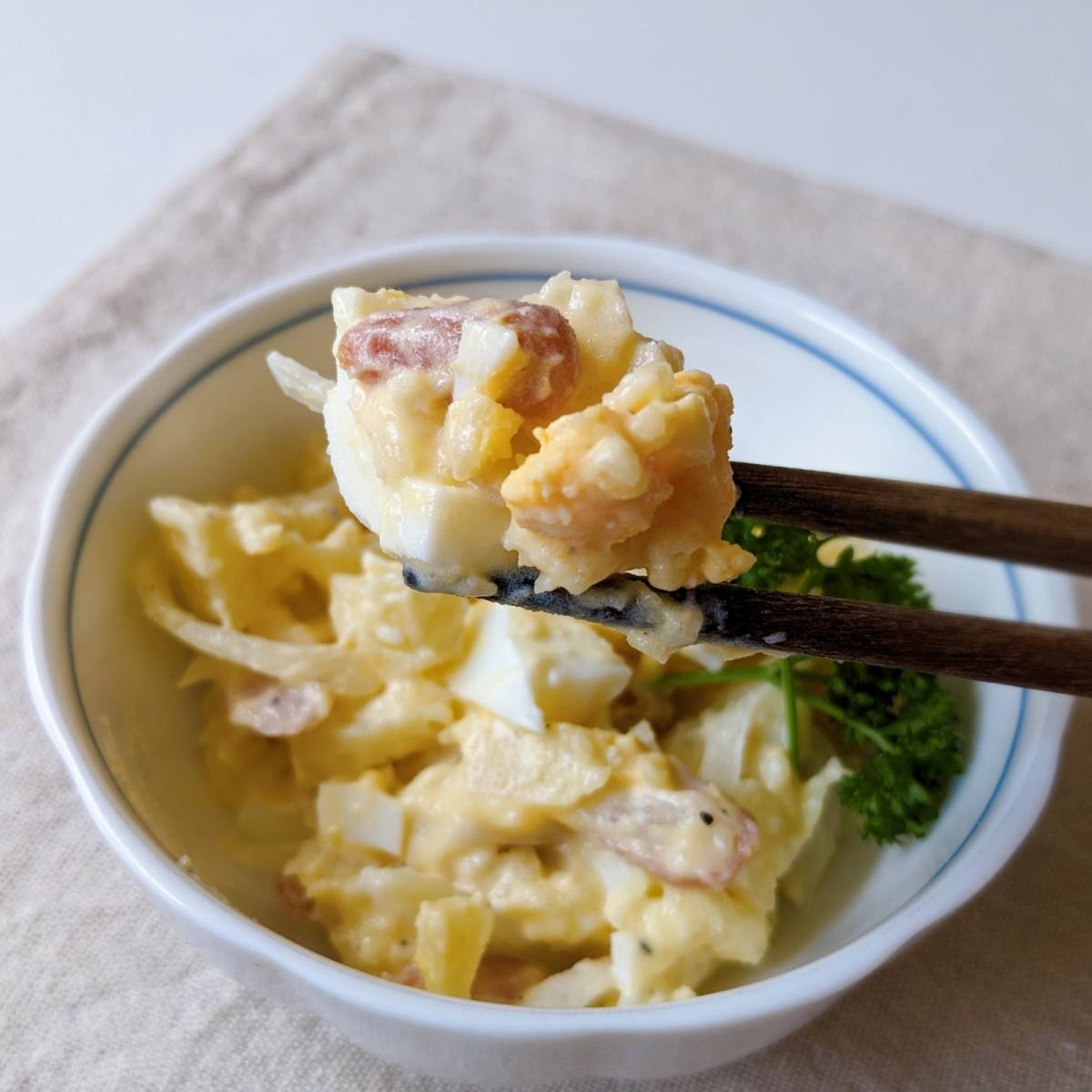 JA全農公式の「たまごポテトサラダ」のレシピ