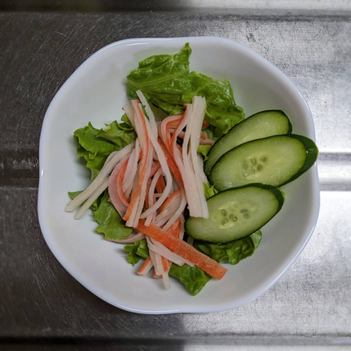 いちまさ公式の「ピュアふぶきグリーンサラダ」のレシピ