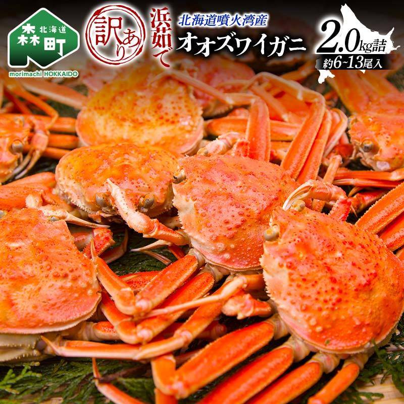 北海道森町 浜茹でオオズワイガニ