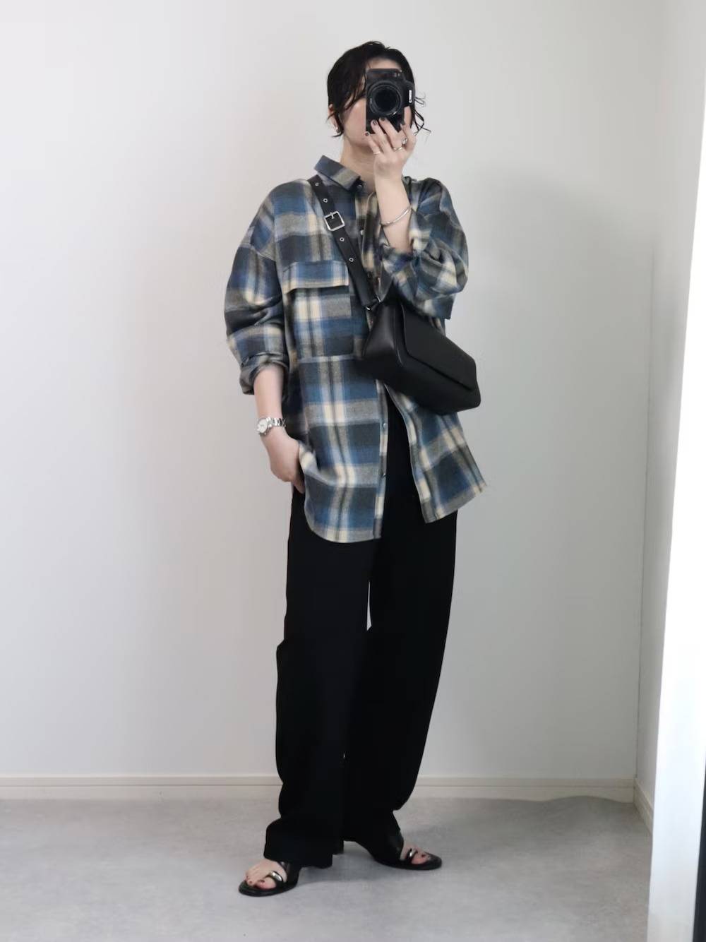 チェック柄のシャツを主役にする！