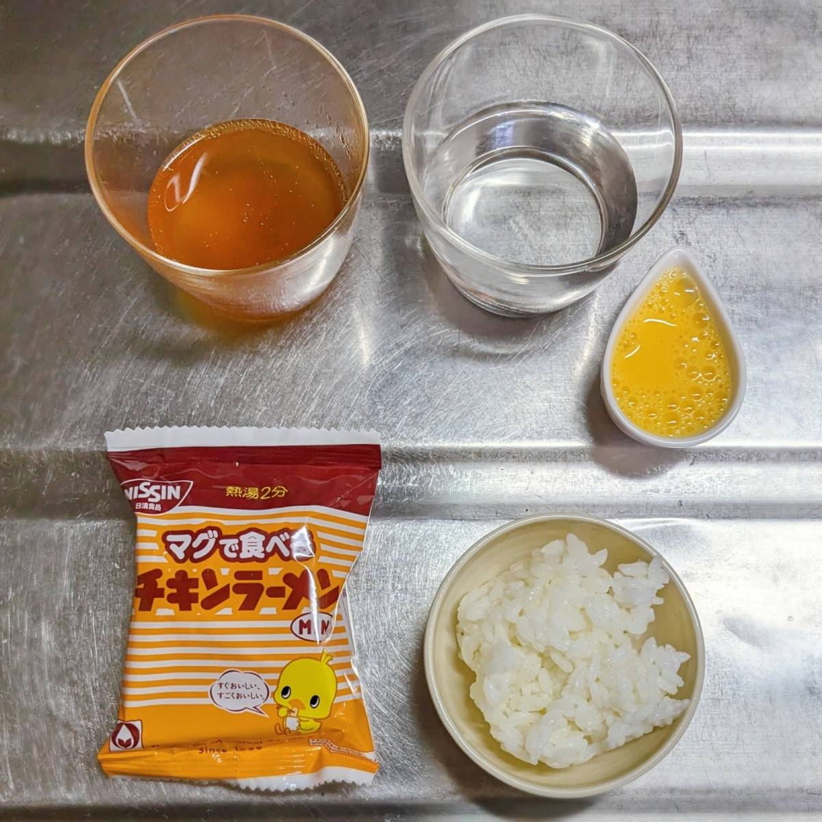 チキンラーメン公式の「神速！チキンラーメン雑炊」のレシピ