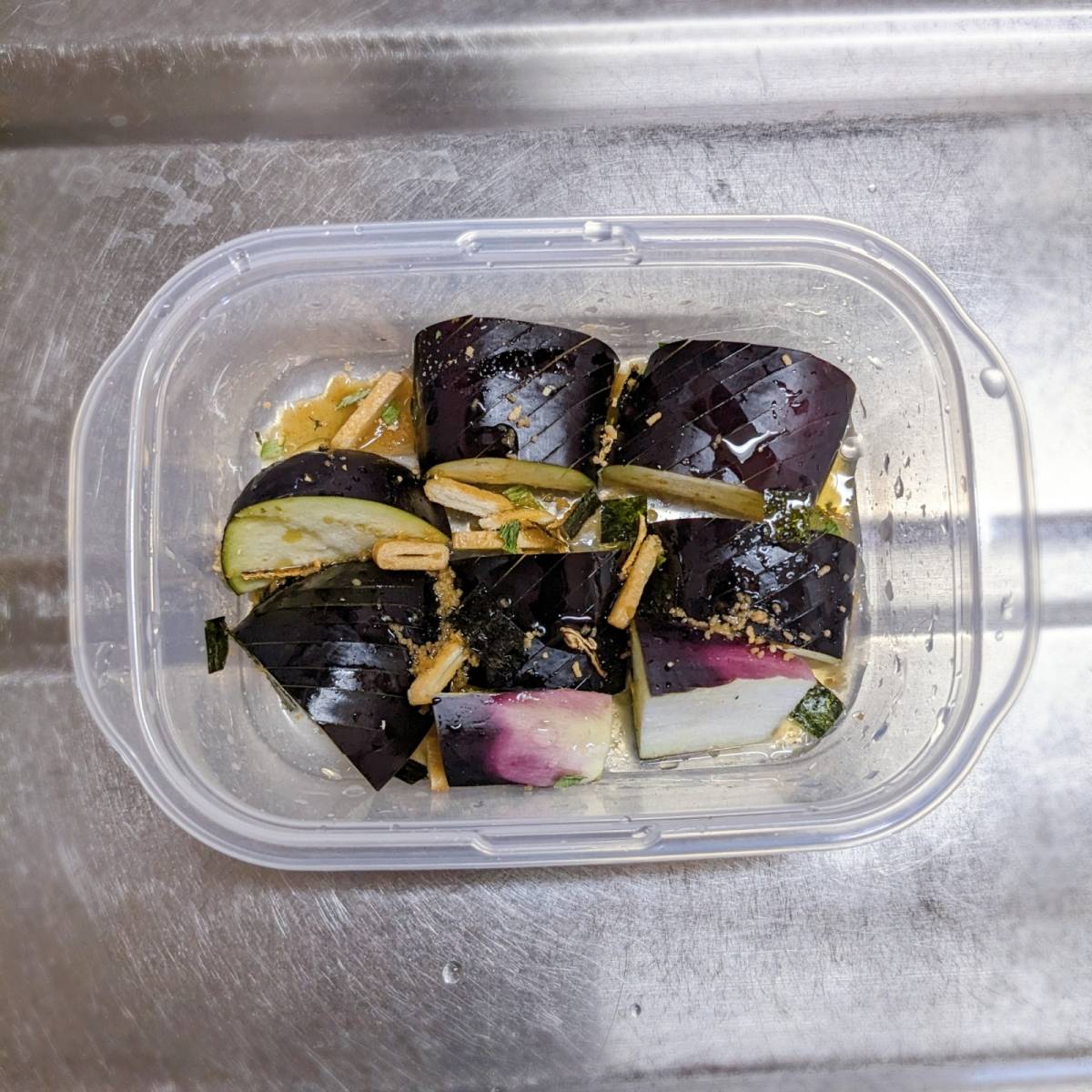 永谷園公式の「待つだけで茄子の煮浸し」のレシピ