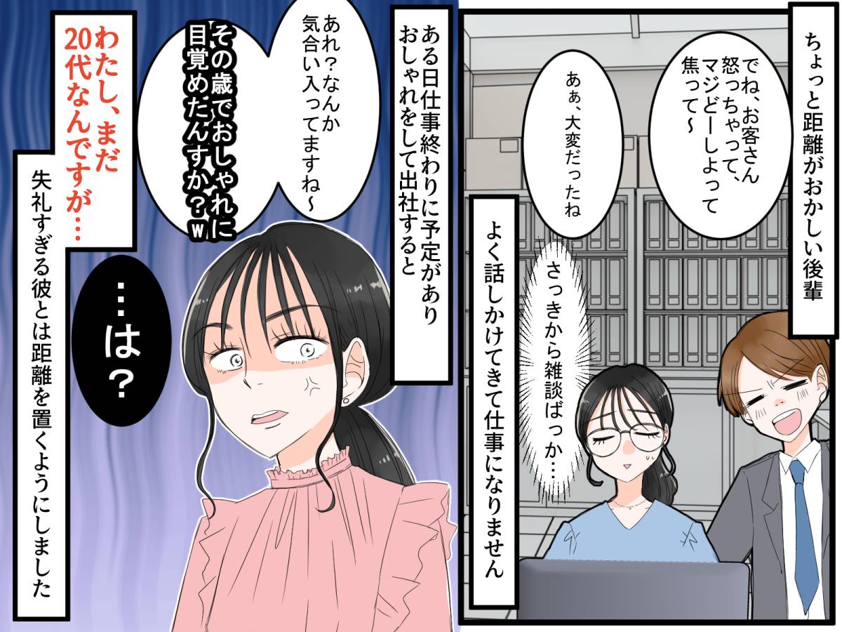 失礼すぎる後輩-1