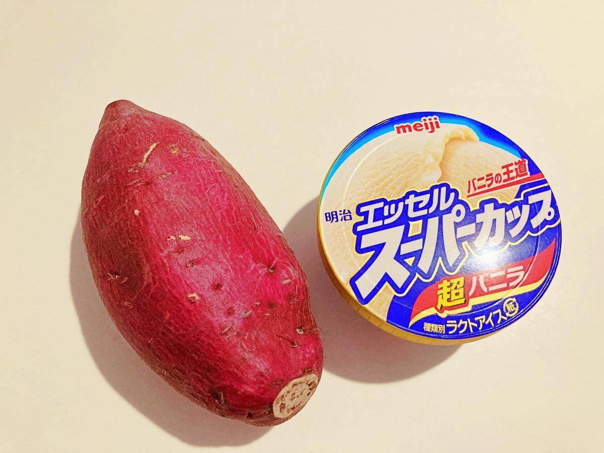 スーパーカップスイートポテトの材料