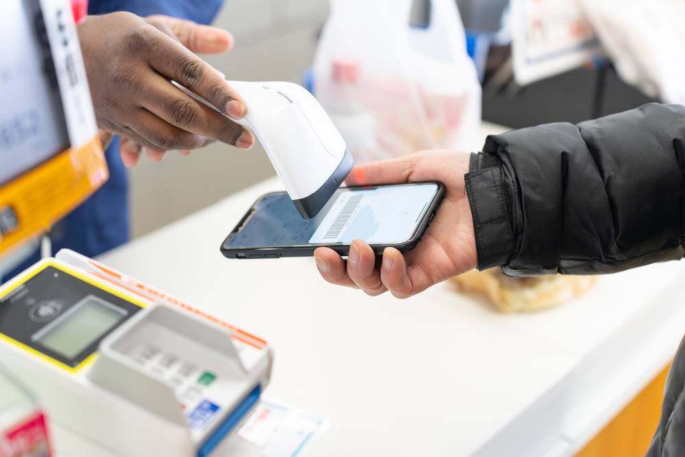 レジ、スマホ決済