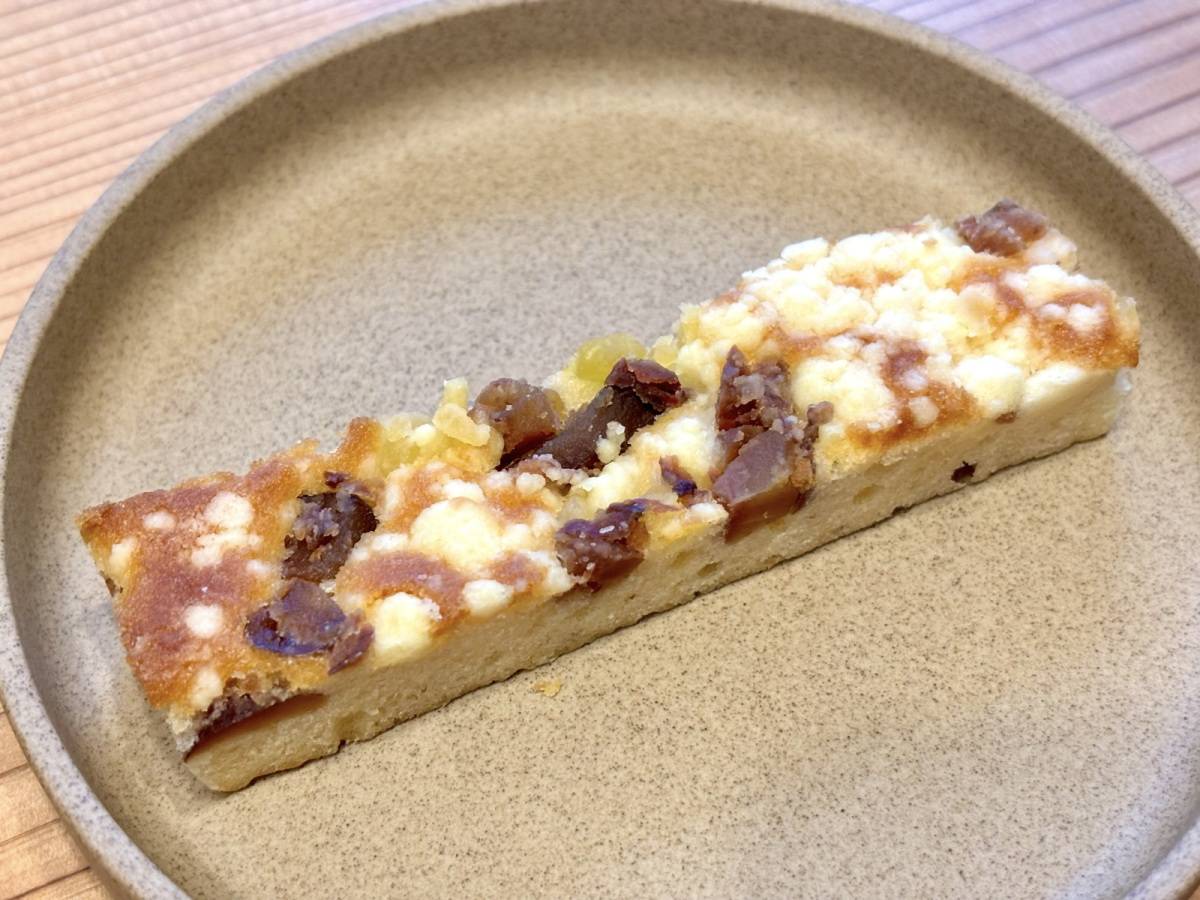 濃厚なチーズケーキと栗が絶妙にマッチ♡