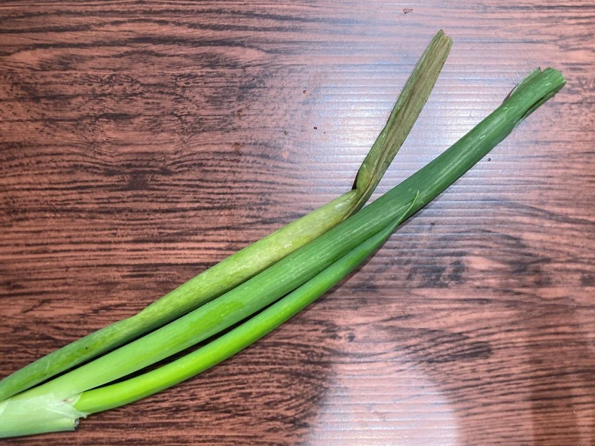 長ねぎ青い部分変色