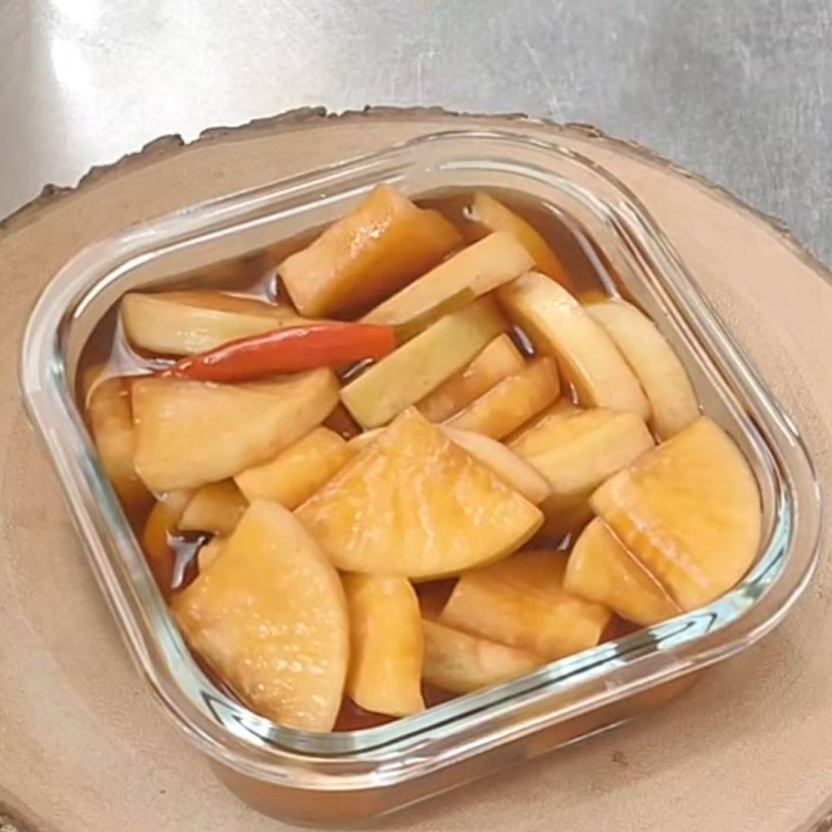 大根の醤油漬けの作り方