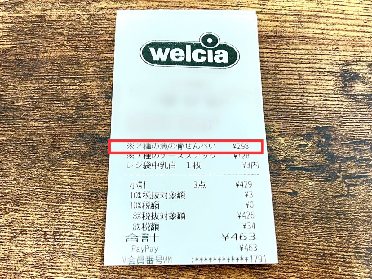 ウエルシアのオリジナル商品を食べてみた