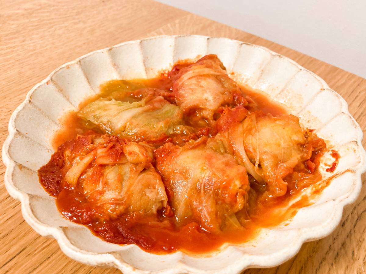 しっかり煮込まれたとろとろなロールキャベツ
