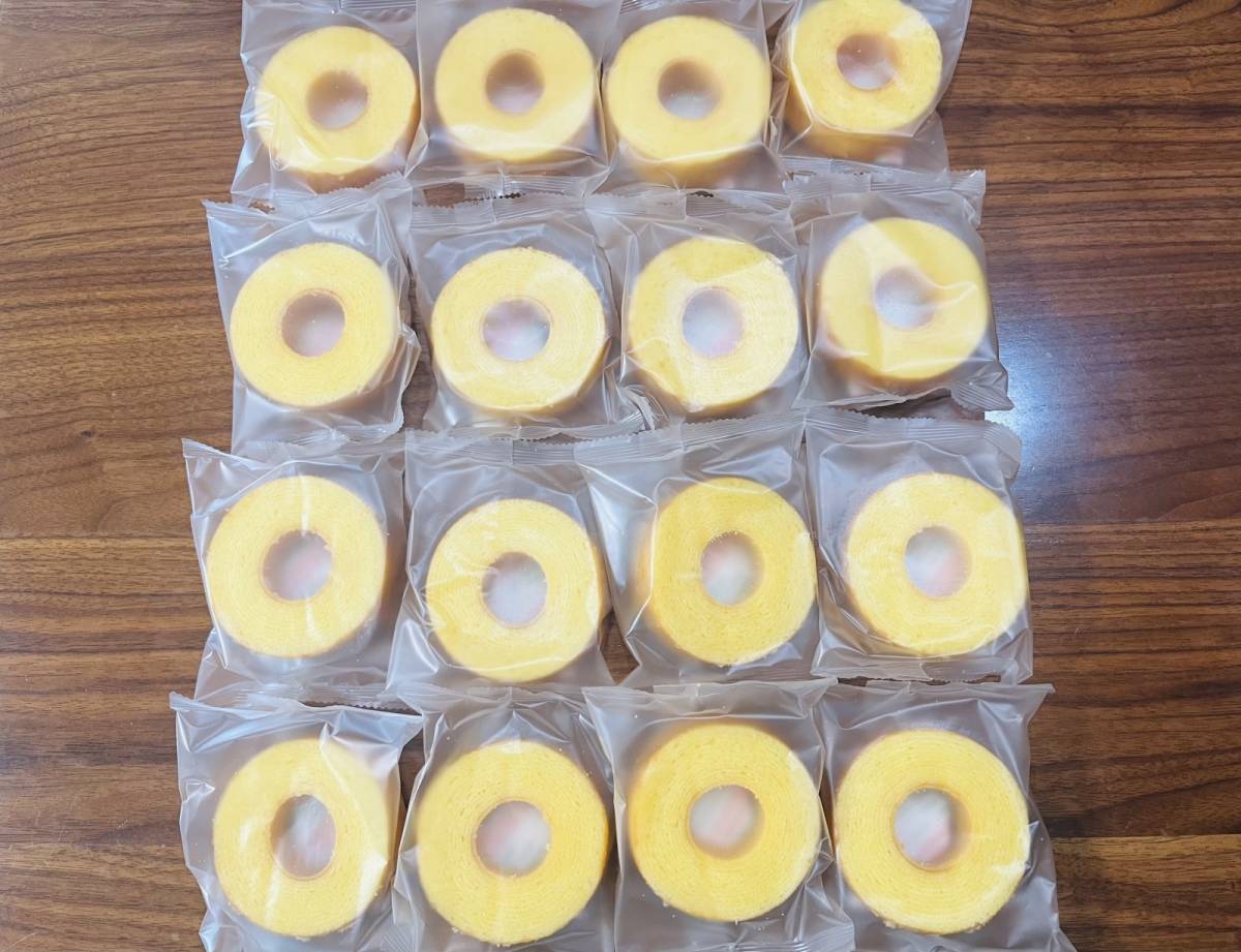 16個ものバウムクーヘンが！