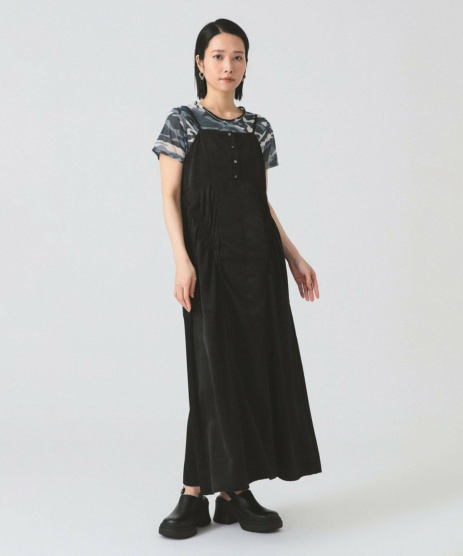 夏のキャミワンピコーデ