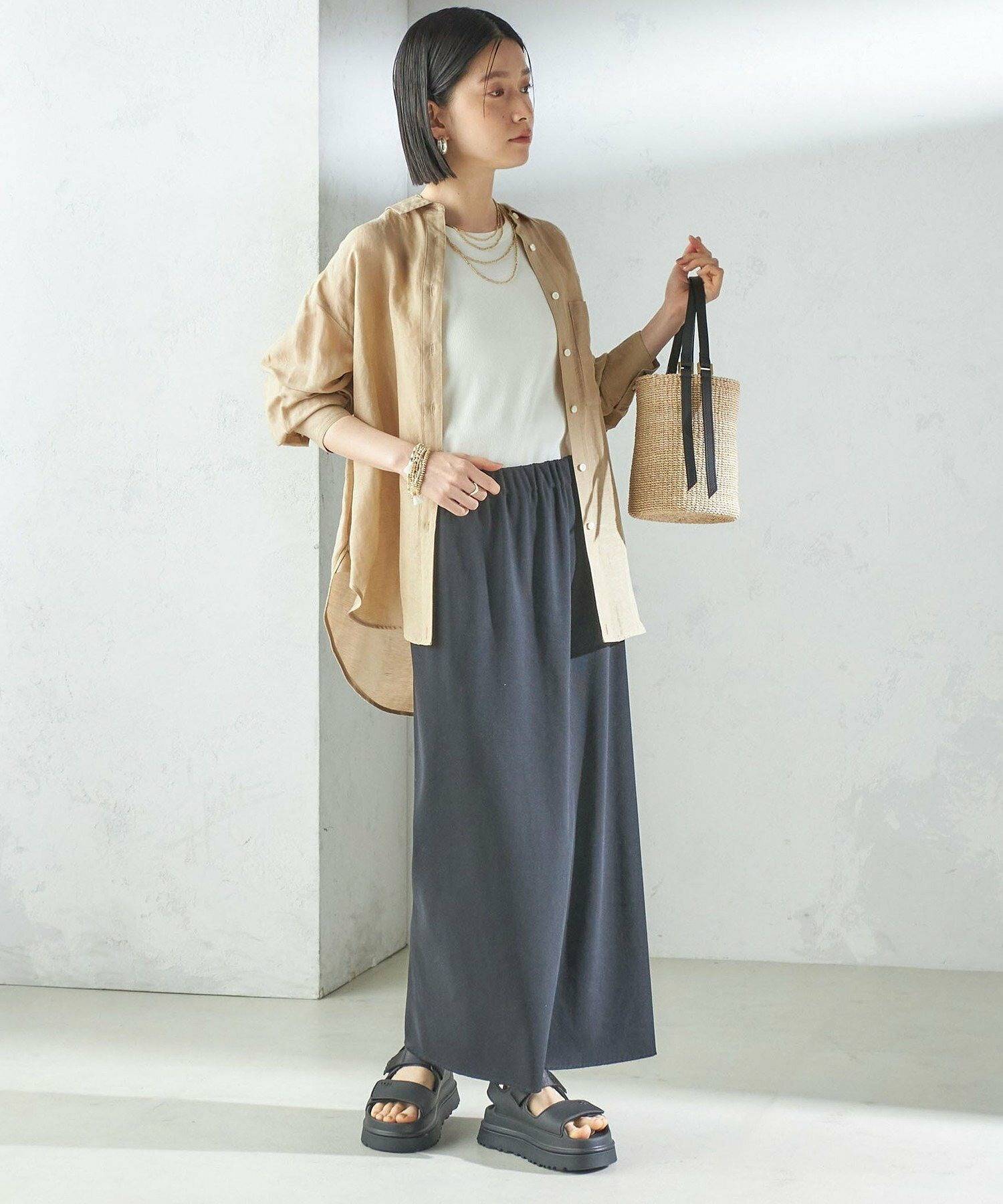 11月の沖縄旅行コーデ