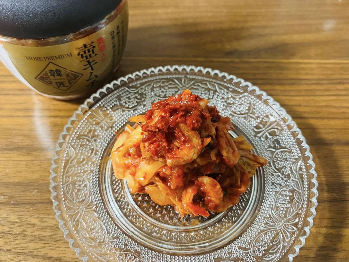 とてもこだわりを感じる、4層仕込みのキムチ!